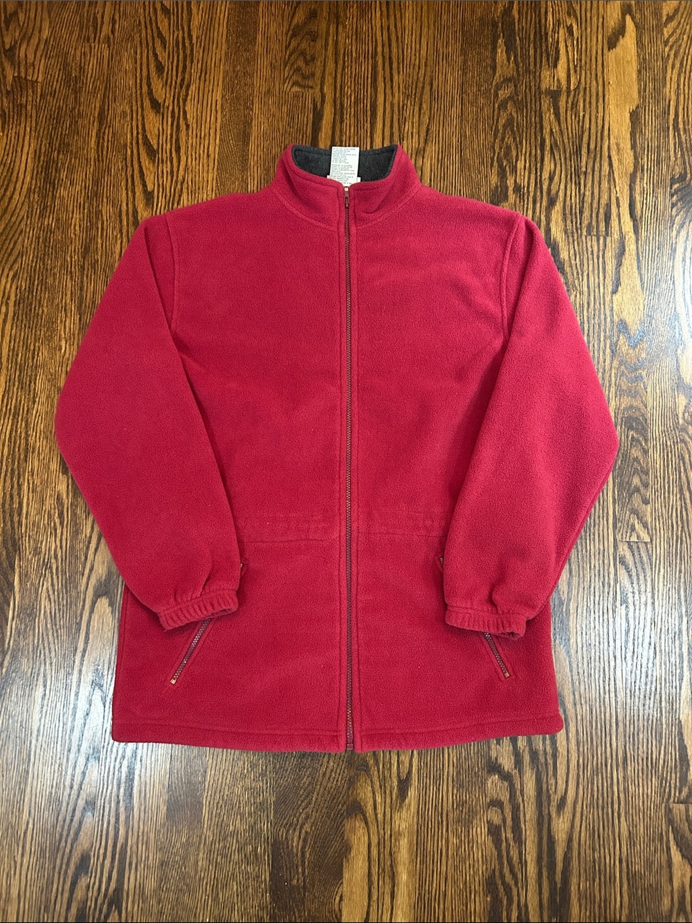 Vintage 90s Fleece Zip Up Sweater